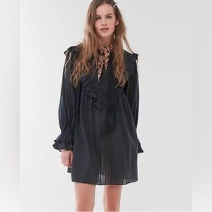 NEW Urban Outfitters Black Babydoll Dress. Small